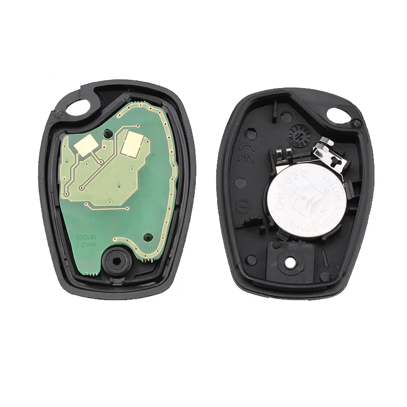 QWMEND 2 кнопки PCF7947 чип полный дистанционный брелок для Renault Clio Scenic Kangoo Megane 434 МГц и VA2