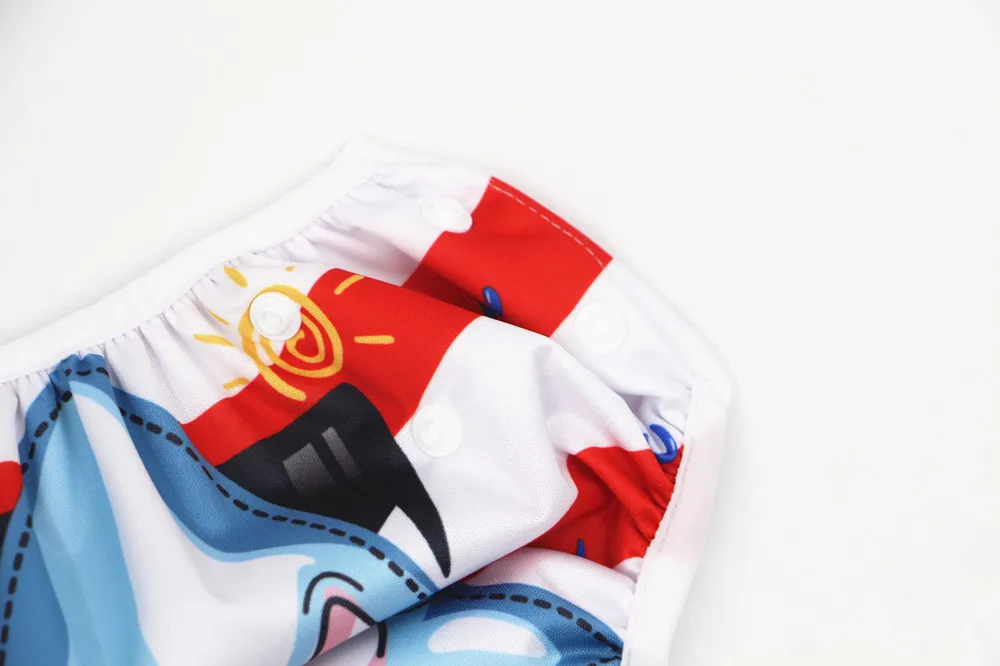 Супер детские плавки один размер купальный подгузник штаны Акула | Мать и ребенок