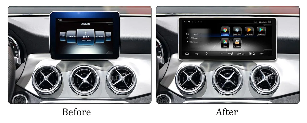 Новое поступление! Android 7,1 3 ГБ+ 32 ГБ Автомобильный магнитофон gps dvd-плеер для Mercedes Benz gla класса X156 2013- с wifi 4G BT