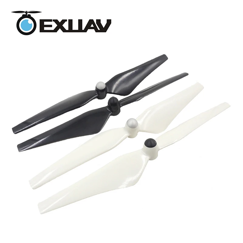 EXUAV CBQ 9450 9 Inch CNC Aluminum alloy Propeller Prop CCW +CW 2Pair For Multicopter Helicopter Quadcopter Black/White | Игрушки и