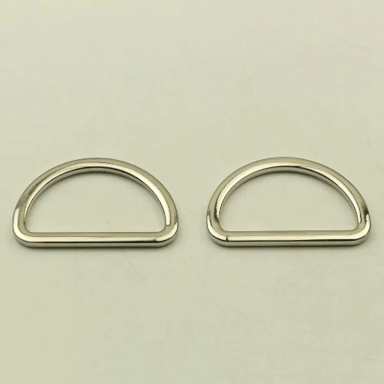 5Pcs 38mm Bag Strap Metal Buckle D Ring Belt Buckles Clasp Leather Craft Garment Clothes Handbag Webbing Hook DIY Parts | Дом и сад