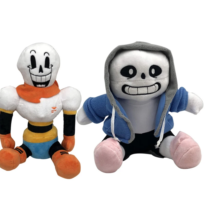 2 шт./лот аниме 22-28 см Undertale плюшевые игрушки Undertale Sans Papyrus Asriel Toriel Мягкие плюшевые игрушки кукла для детей Childr