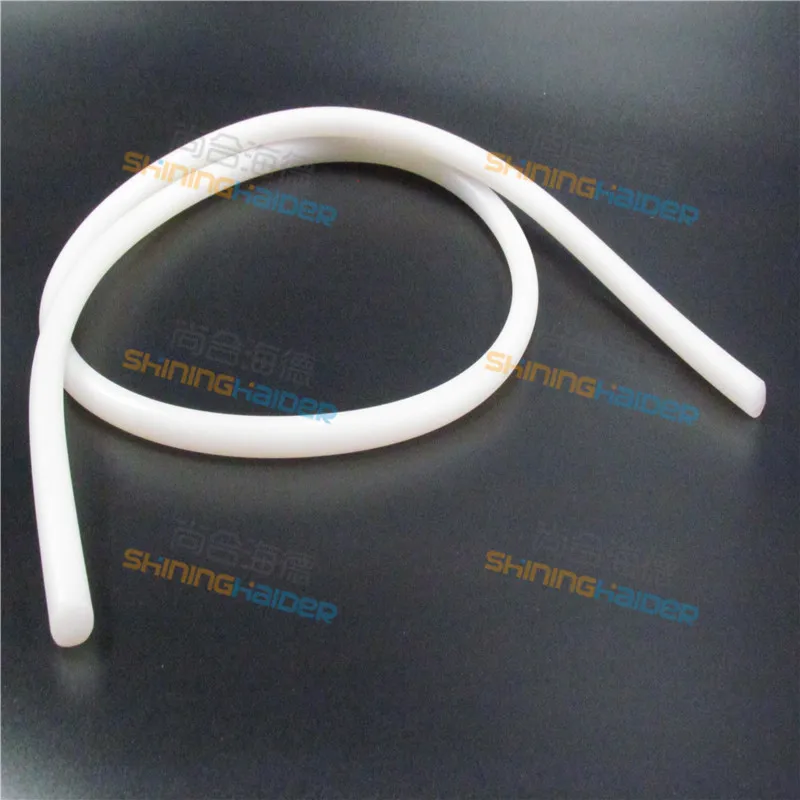 Однотонная белая силиконовая лента длиной 1 10 м диаметром 25 мм Круглая Белая