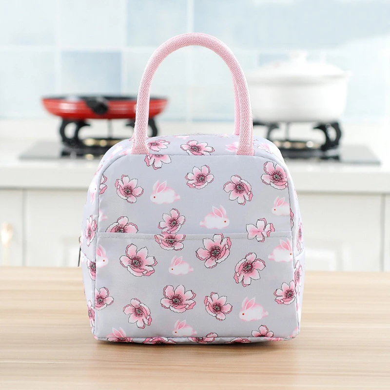 Женские портативные Термосумки для обеда изолированные кулер еды фруктов