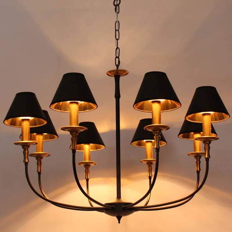 North America the Mediterranean style minimalist art new creative restaurant popular parlor eight simple chandelier|restaurant double|restaurant
