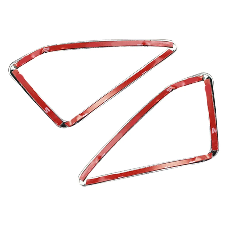 2 шт./комплект хромированная дверь стерео динамик края крышки стойки зеркала для