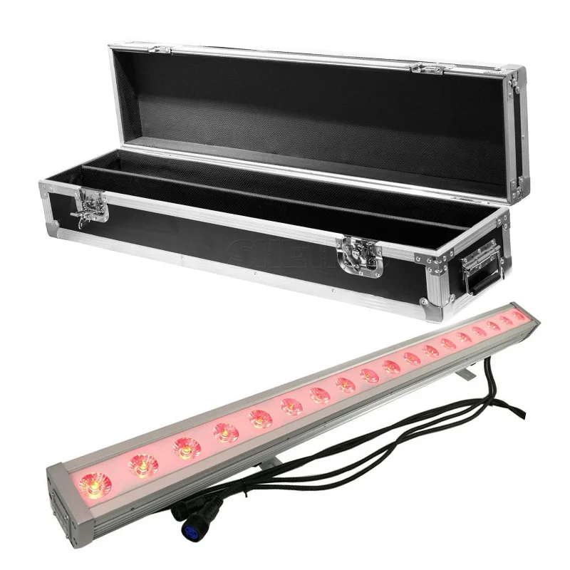 Корпус для полетов SHEHDS 2/шт LED Водонепроницаемая настенная стирка 18x12 Вт RGBW 4в1