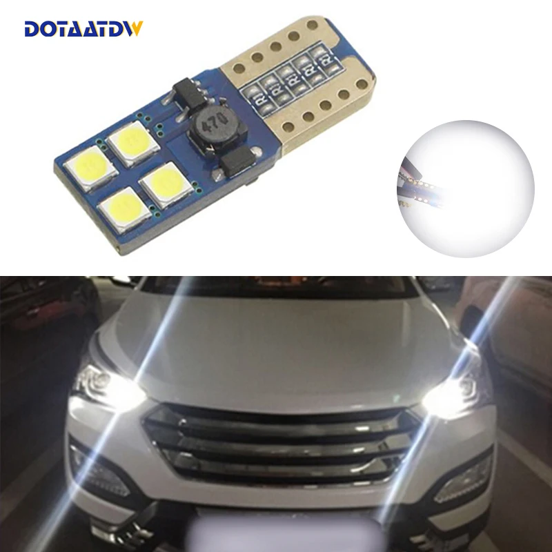 1x T10 W5W 3030SMD светодиодный светильник без ошибок для бровей Hyundai solaris accent i30 ix35 i20 elantra