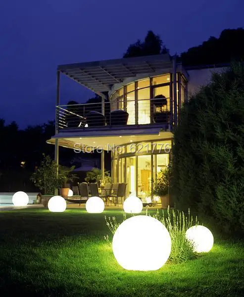 40 см светодиодный светильник шар Небьющийся Водонепроницаемый Сферический