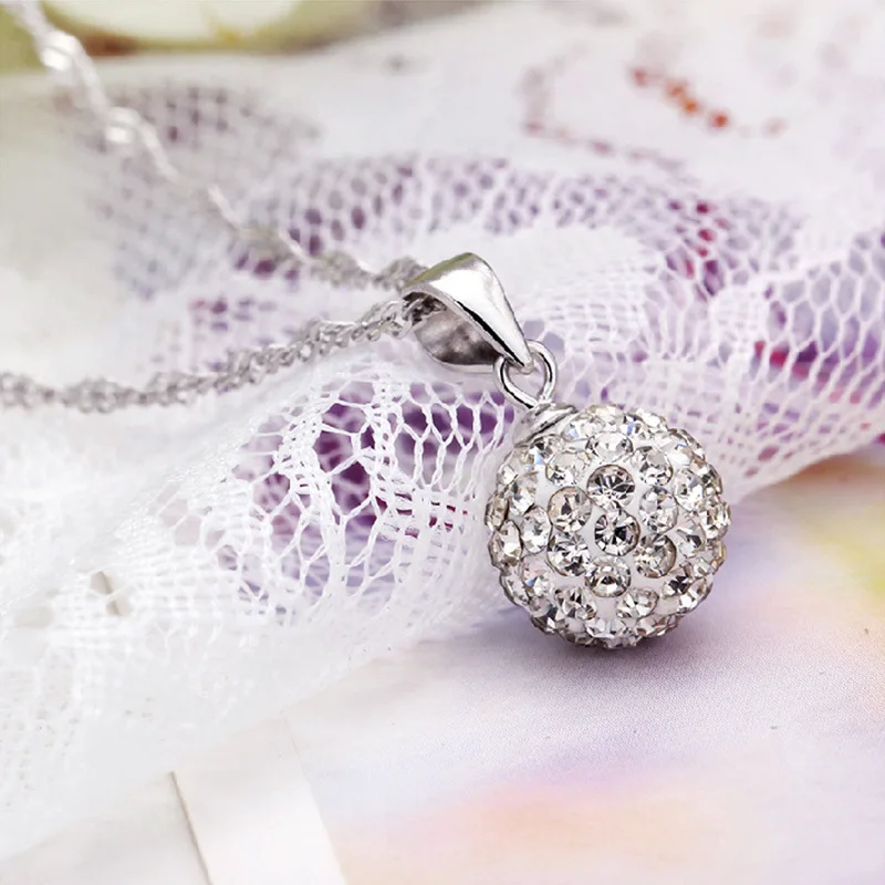 Ювелирный Комплект из колье и серёг серебра 925 пробы | Украшения аксессуары