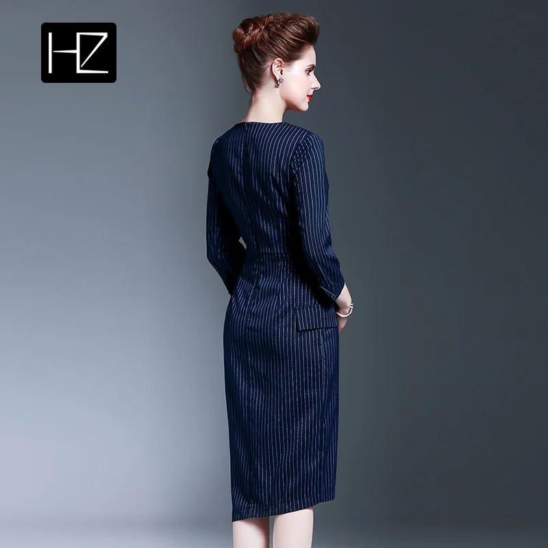 Женская осень платье весна 2016 женская мода тонкий средней длины нерегулярные