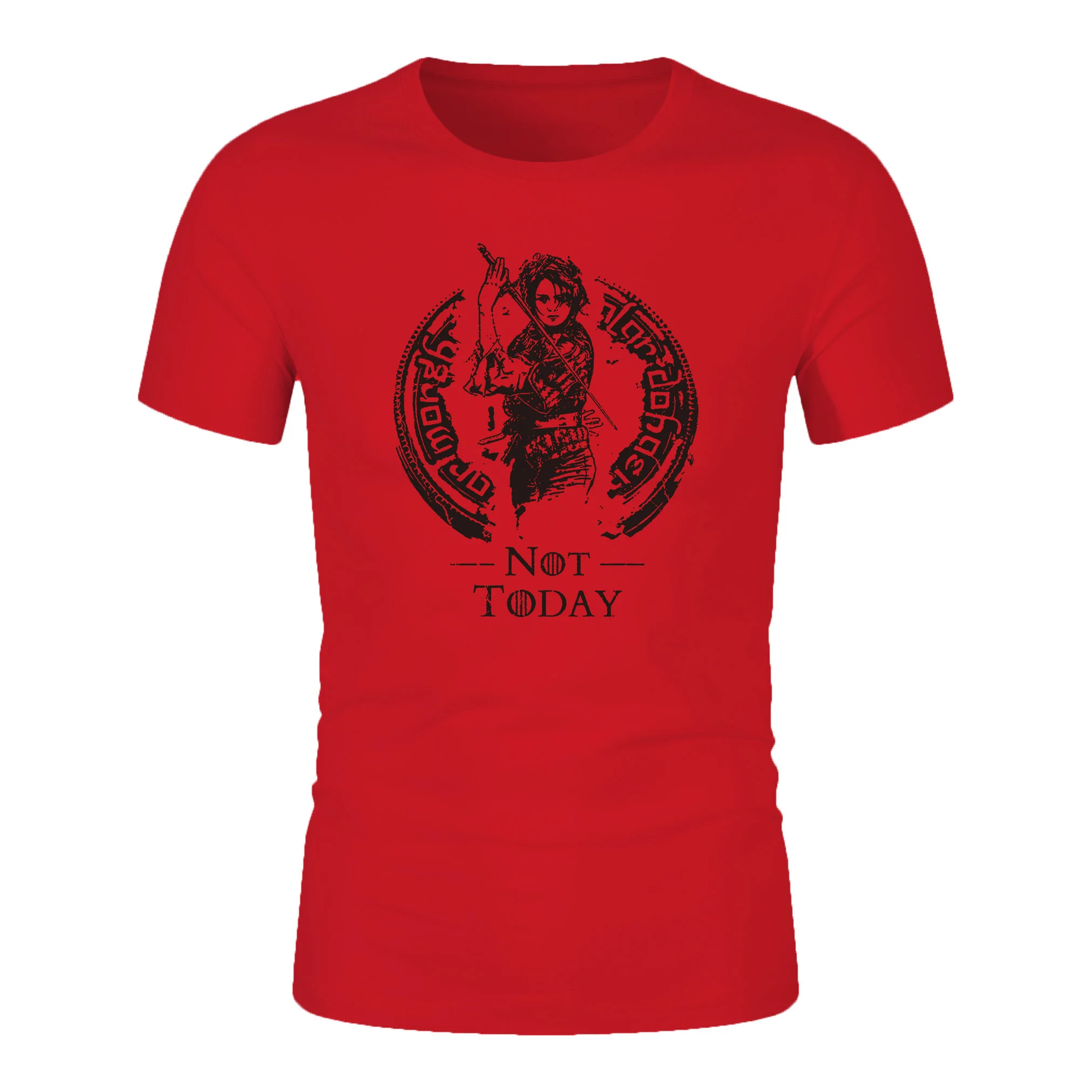 Не сегодня Игра престолов футболка человек бренд футболки camiseta masculina homme драконов