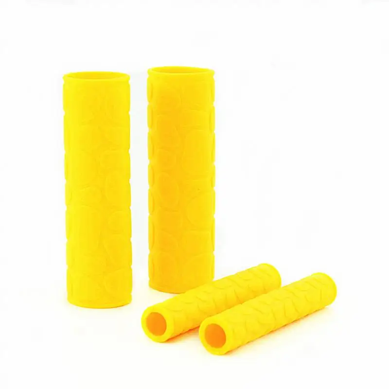 Yellow Авто Мотоцикл мопед ручка Крышка электрический автомобиль конверсионные аксессуары ручка Рога набор Аксессуары для мотоцикла - Цвет: Yellow