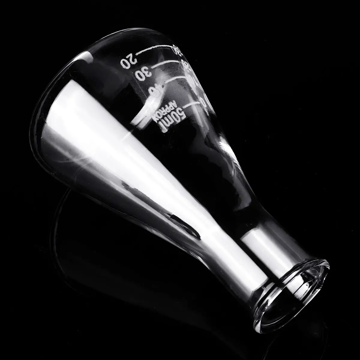KICUTE 50-250 мл плоское дно коническая стеклянная колба прозрачная научная Erlenmeyer лаборатория обучение химических экспериментов сосуды