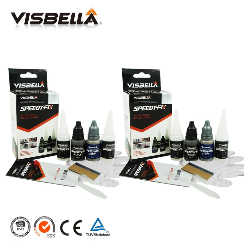 VISBELLA 2 шт./лот 7 секунд Speedy Fix клей эпоксидный Быстрый склеивание клей для металла сталь пластик дерево Резина керамика ремонт