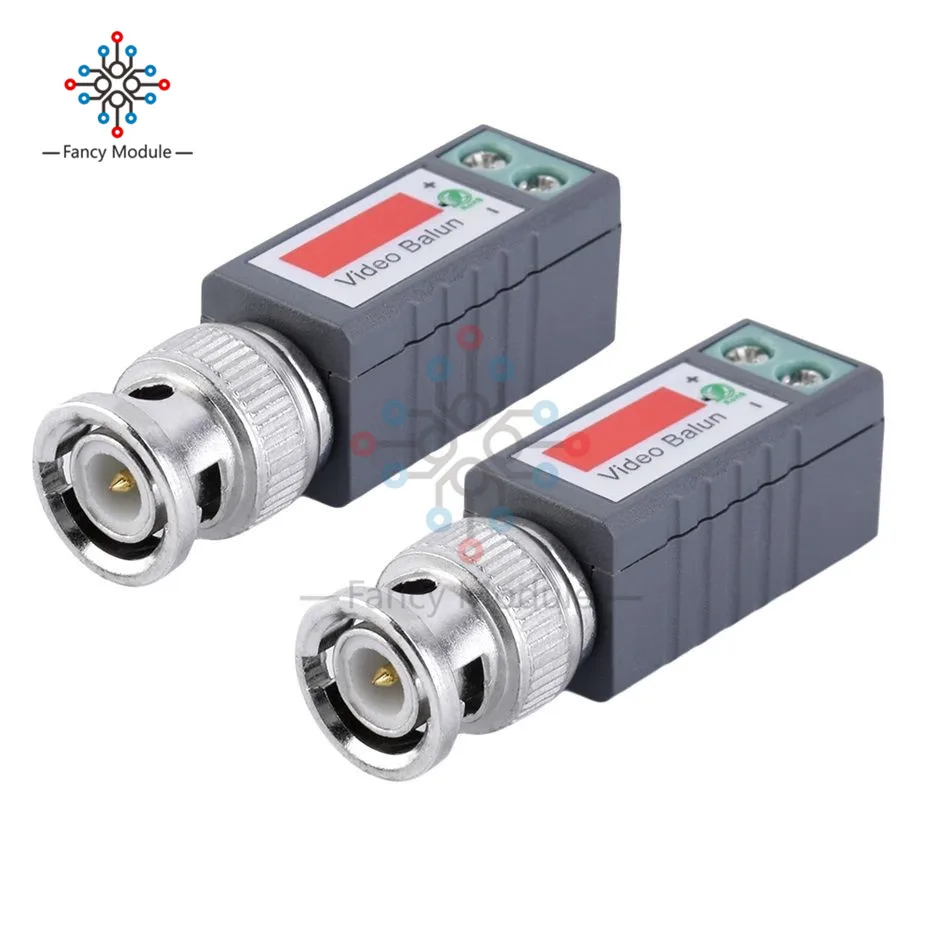 1 пара (2 шт.) CCTV Пассивные видео балун UTP переходные BNC CAT5 кабельные разъемы|connector