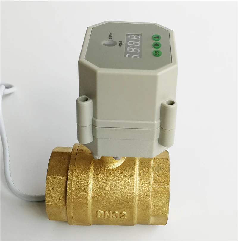 Латунные двухходовые клапаны Tsai Fan Timer On/Off 1 1/4 ''DN32 диаметр 29 мм Резьба