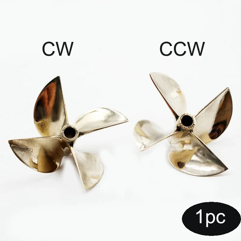 1 шт. RC лодка апертура винта 6 35 мм Диаметр 67 Шаг 7 медь весло 4 лезвия CW CCW опорные