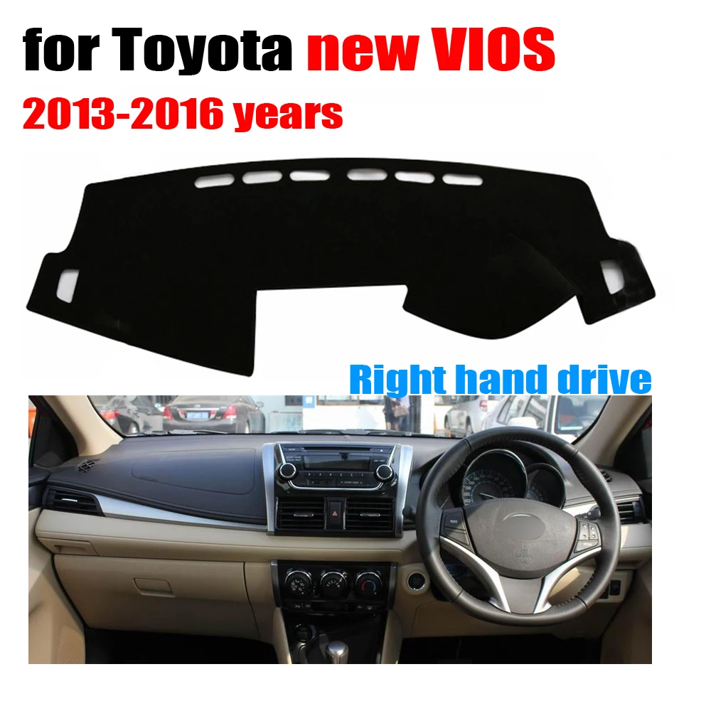 Коврик для приборной панели автомобиля TOYOTA новинка VIOS от 2013 до 2016 лет коврик