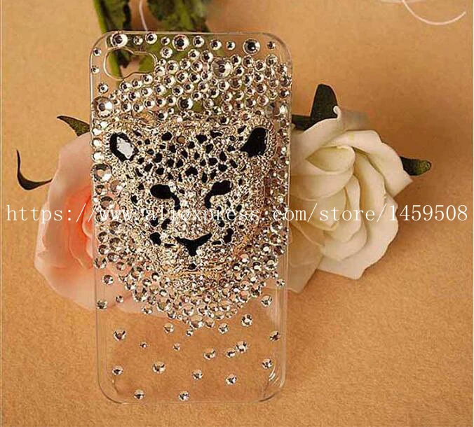 For ViVO Y51 Y53 Y67 Y69 Y71 Y81 Y83 Y97 Y93 V5 V7 V9 V15 X9s X20 Plus X21 X23 V11i V11 X27 Pro Diamond Leopard Rhinestone Case |