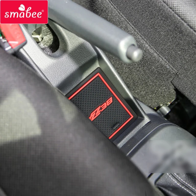 

Smabee Gate Slot Pad For Perodua Bezza Anti-Slip Gate Slot Mat Interior Accessories Door Groove Mats Cup Holders Non-Slip