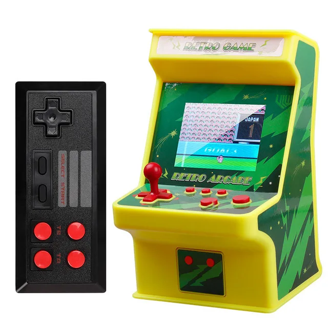 Двух игроков Ретро аркадная игра bittboy игры 8-битный игровой автомат Встроенный 256 игровая консоль мини Портативный портативная игровая приставка в подарок для детей игрушки - Цвет: Белый