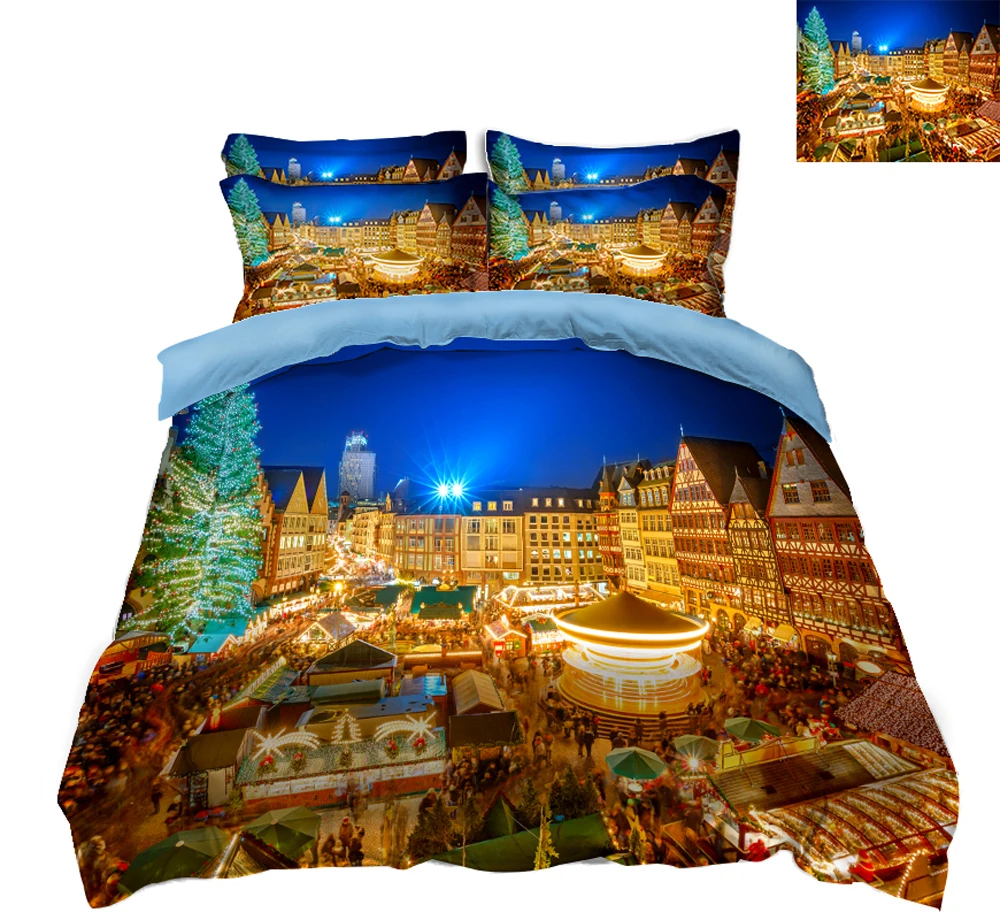 

Luxury bedding set queen size 3D bedsheet Duvet Cover Pillowcase Twin king size Queen Bed Linen California king Bed decorate