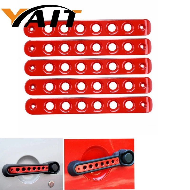 Алюминиевые вставки для ручки захвата передней задней двери Jeep Wrangler JK JKU Unlimited