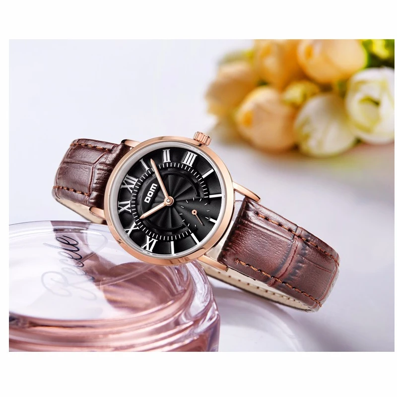 DOM limited edition часы для любимых женских часов мужские водонепроницаемые кварцевые