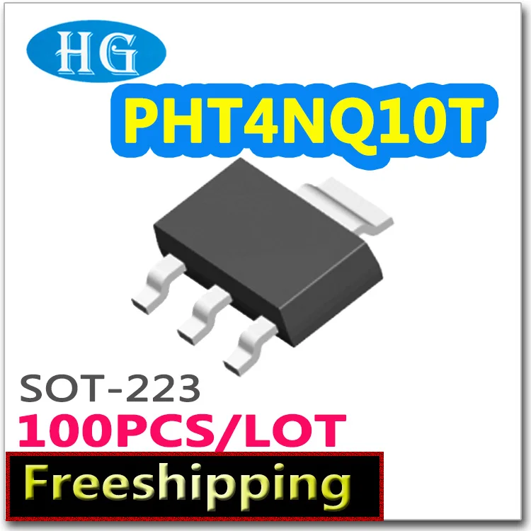 smd PHT4NQ10T 100pcs SOT223 N-channel 100V 3.5A pdf inside mosfet