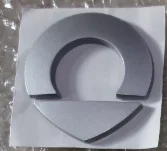 silver logo Хромированные черные смарт-наклейки на задний багажник автомобиля, эмблема на значок fortwo FORSPEED FORFOUR ROADSTER FORSTARS, автомобильные аксессуары - Название цвета: silver logo