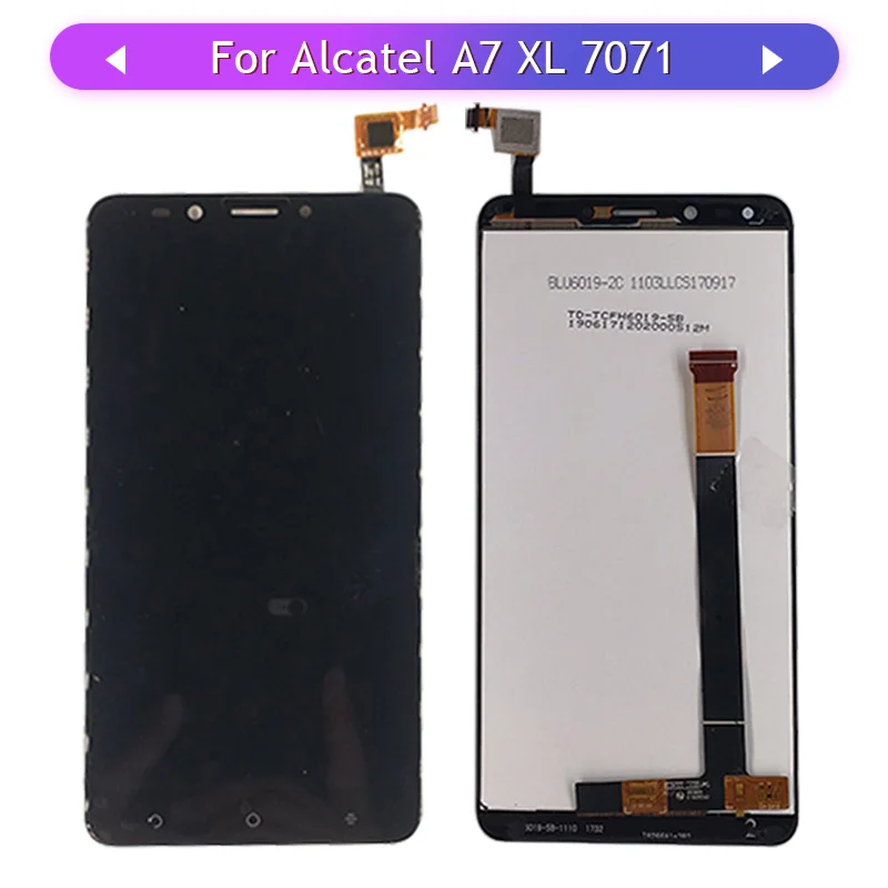 Для Alcatel Работает с любым оператором 7071 A7 Xl A7XL 7071DX OT7071 OT сенсорный Экран ЖК дисплей