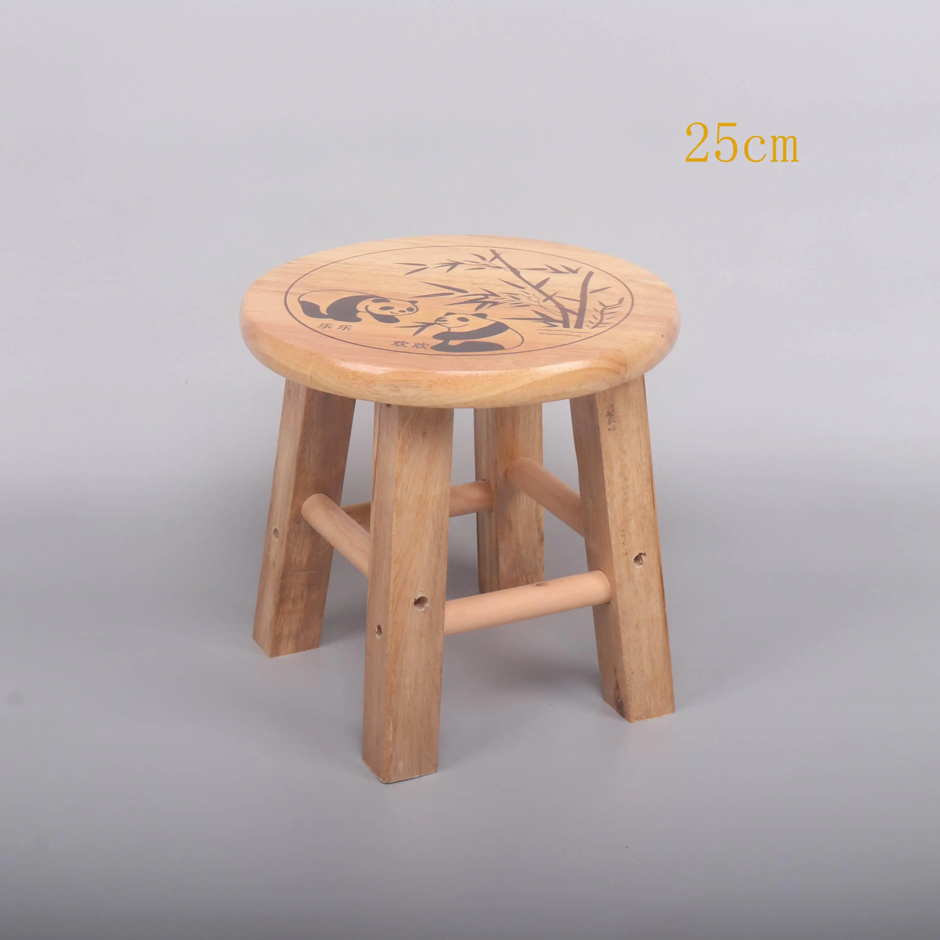 Стул из массива дерева Модная креативная детская Сменная обувь стул для стола