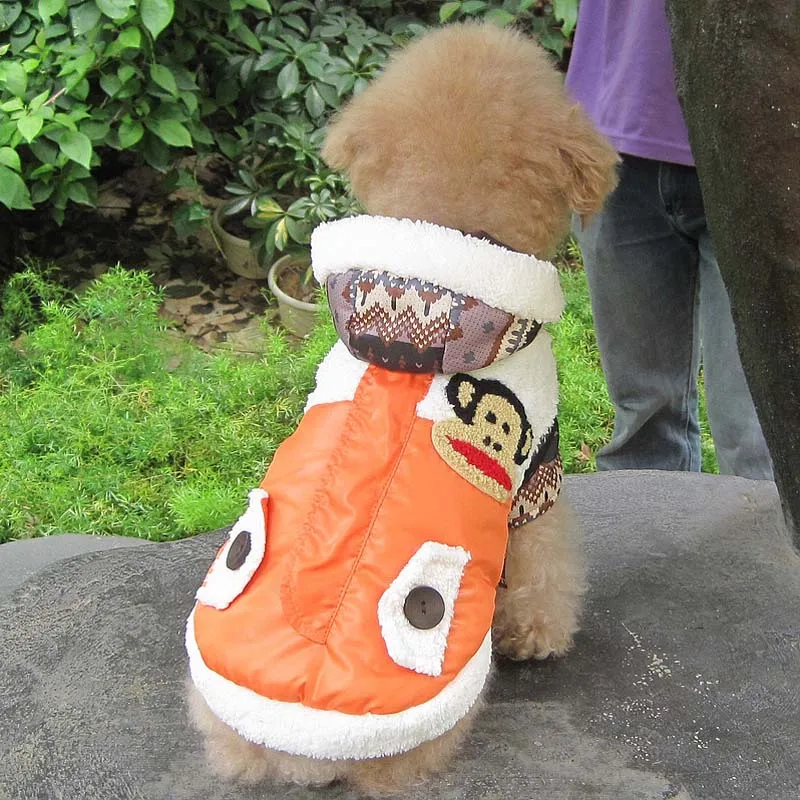 Супер теплая осенне-зимняя пуховая парка для собак одежда в различных стилях