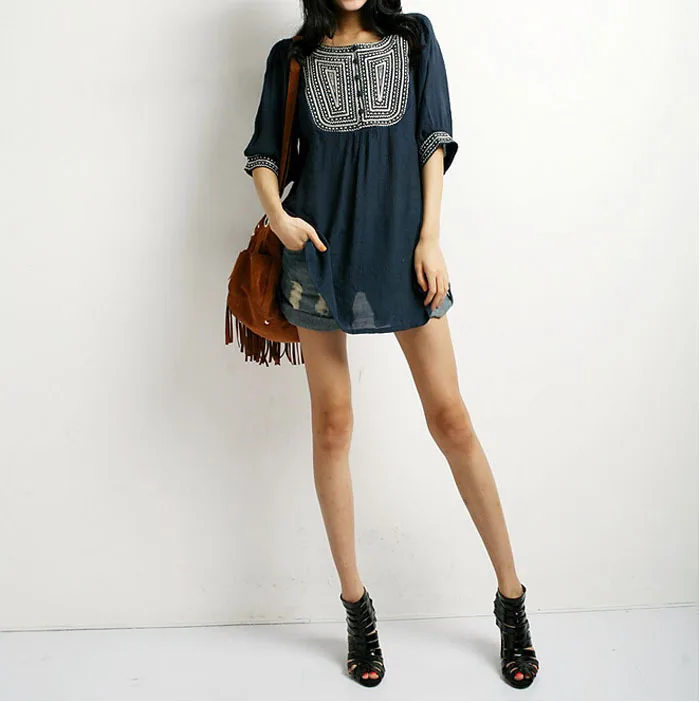 Новинка бесплатная доставка винтажная мексиканская Этническая Цветочная