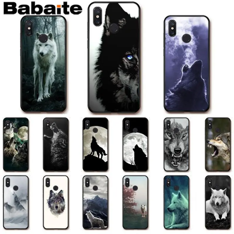 Новые чехлы для телефонов Babaite cool wolf face xiaomi mi 8se 6 mi8lite note2 note3 mix2 max2 max3 | Мобильные
