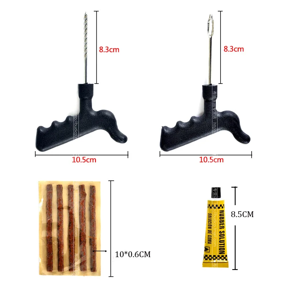 Инструмент для ремонта проколов шин профессиональный набор автомобильных