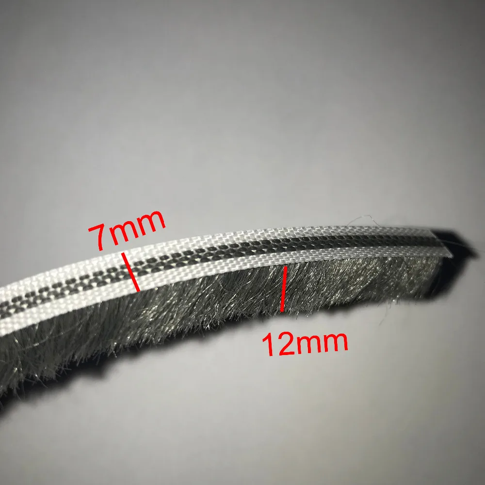 Щетка для раздвижных дверей и окон из алюминия 5 метров|brush seal|brush seal stripwindow brush strip |