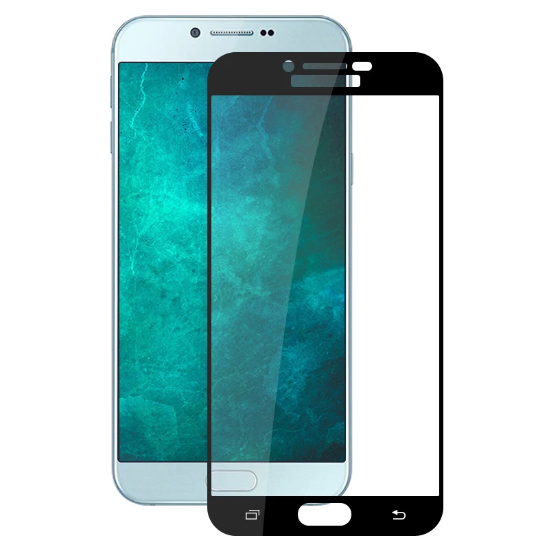 Screen Protector for Samsung Galaxy A8 2016 A810 Anti-Fingerprint 5.7&quot SM-A810F Tough Protection Tempered Glass Thin Front Film |