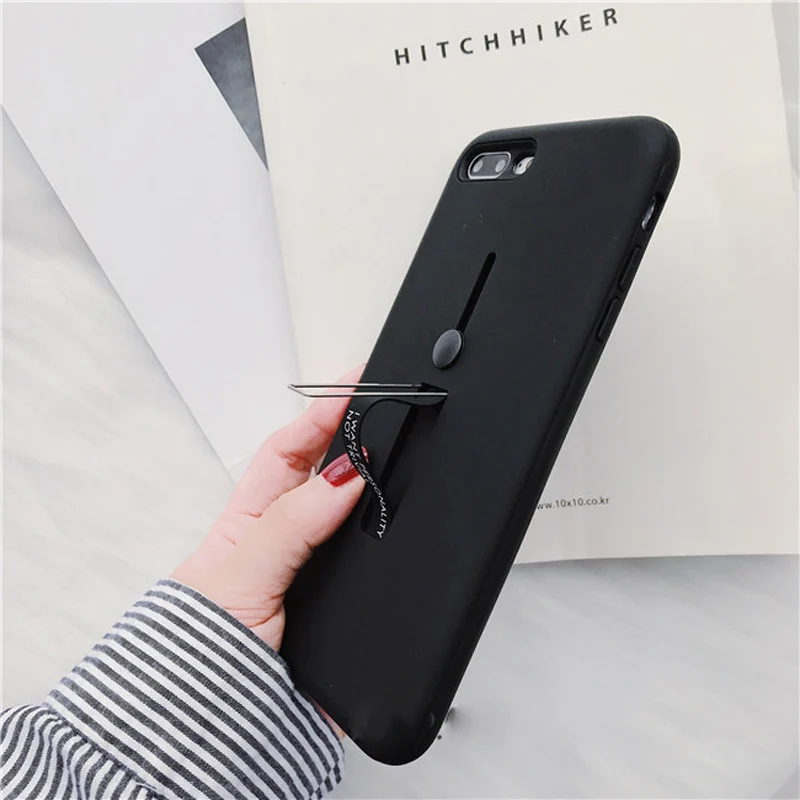 Для iPhone 6s 6 7 8 Plus XS MAX XR X модный мраморный силиконовый с кольцом для пальца чехлы