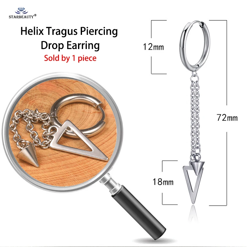 1 шт. треугольный конус кисточка титановая завитка пирсинг для пупка Кафф