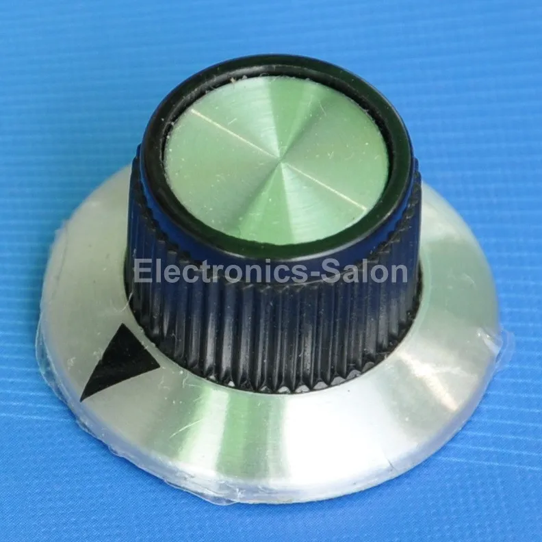 25 шт./лот) ручки, OD-0,9" H-0.56" Вал 1/", KNOB-D01, для радио/аудио ветчины