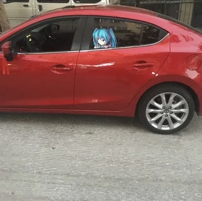 Универсальные Индивидуальные DIY Японские Аниме автостайлинг автомобиля