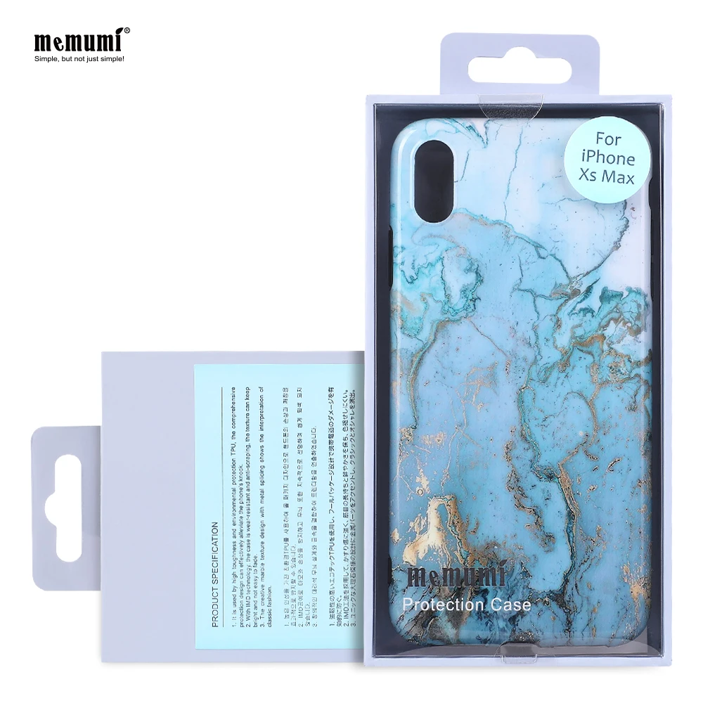 

memumi Case for iPhone XS Max Marble Soft TPU Slim Cover for iPhone XS Max 6.5 Luxury Phone Case xsmax Coque Funda XS Max