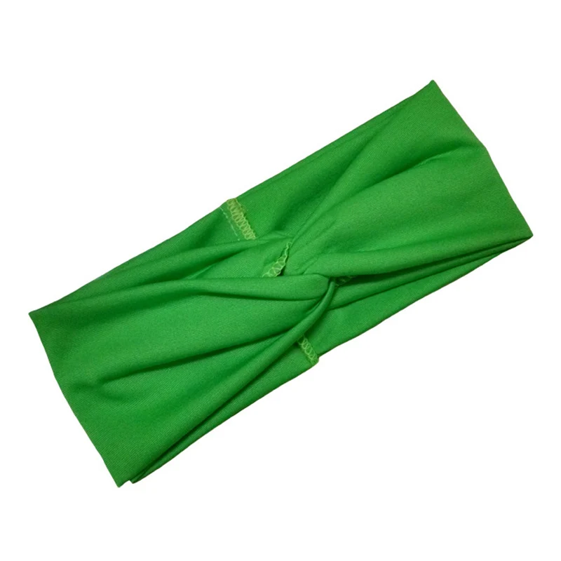green Ruoshui Женская эластичная повязка, однотонный ободок с бантом, мягкая теплая повязка для девочки, повязка для вечерние аксессуары для волос для женщин, головной убор - Цвет: green