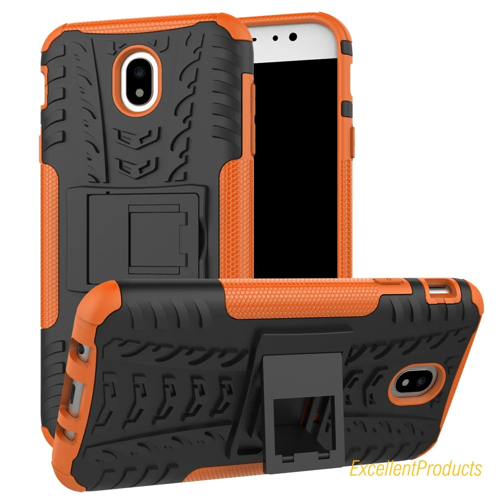 For Samsung J7 2017 J730F Cover Soft Silicon &amp Hard Plastic Skin Case Telefono etui with Holder Stand | Мобильные телефоны и