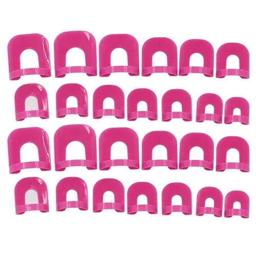 Инструменты для маникюра пластиковый зажим шаблона с зеркальными краями против