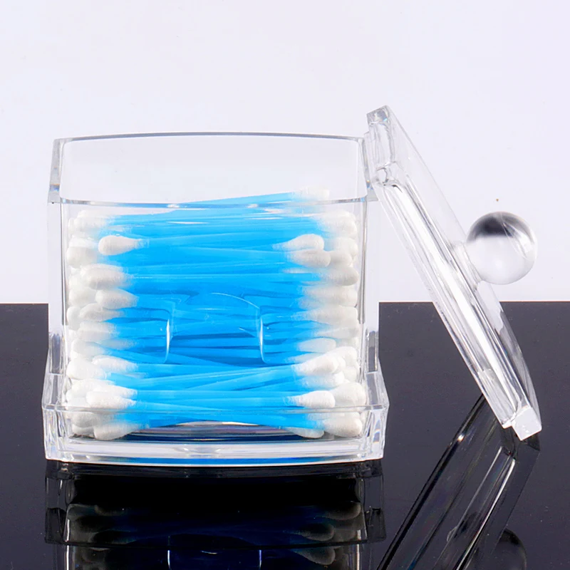 1 шт ватные палочки для хранения ювелирных изделий косметическая коробка