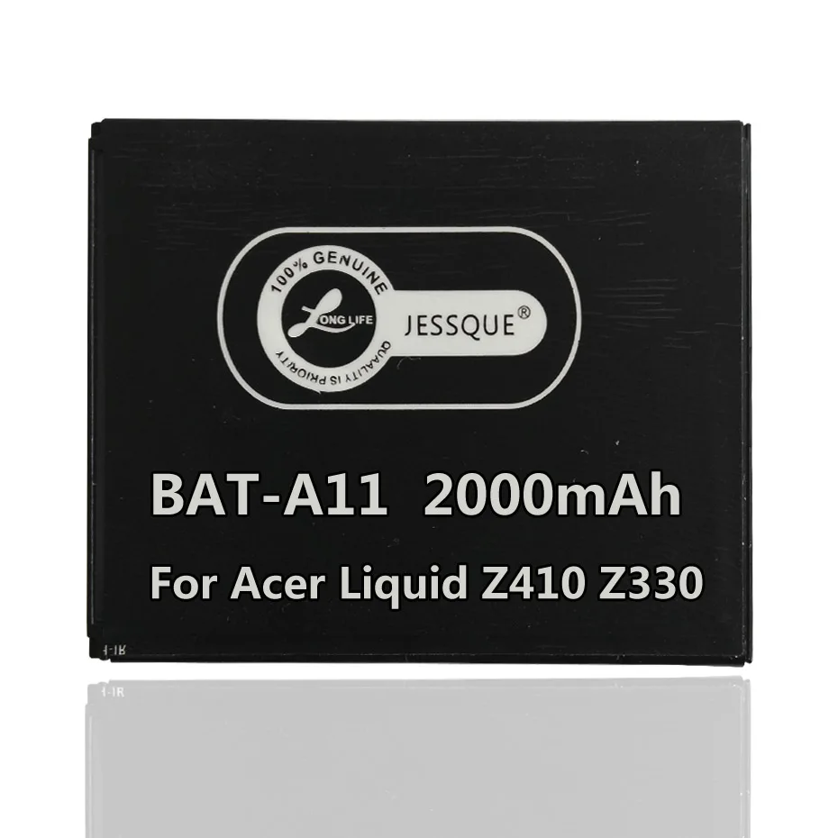 Jessque 2000мАч BAT A11 Батарея для Acer жидкости Z410 Z330 T01 мобильного телефона Bateria Batterie Акку