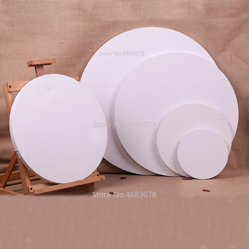 2 шт. круглая хлопковая деревянная рама для профессионального художника холст